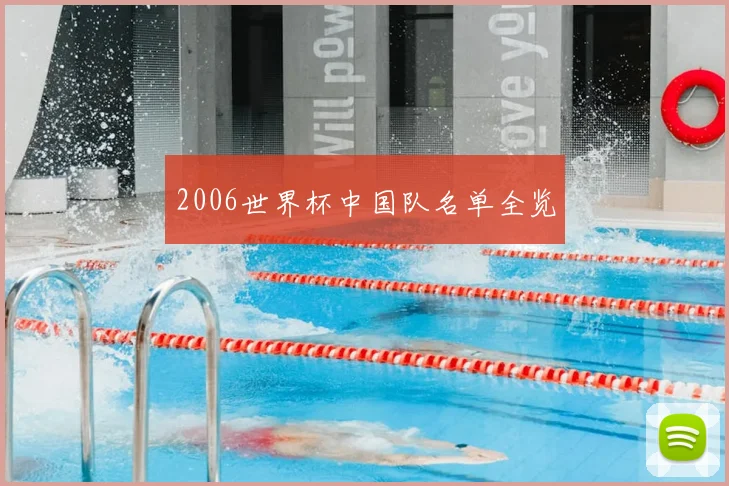 2006世界杯中国队名单全览