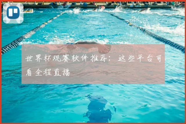 世界杯观赛软件推荐：这些平台可看全程直播